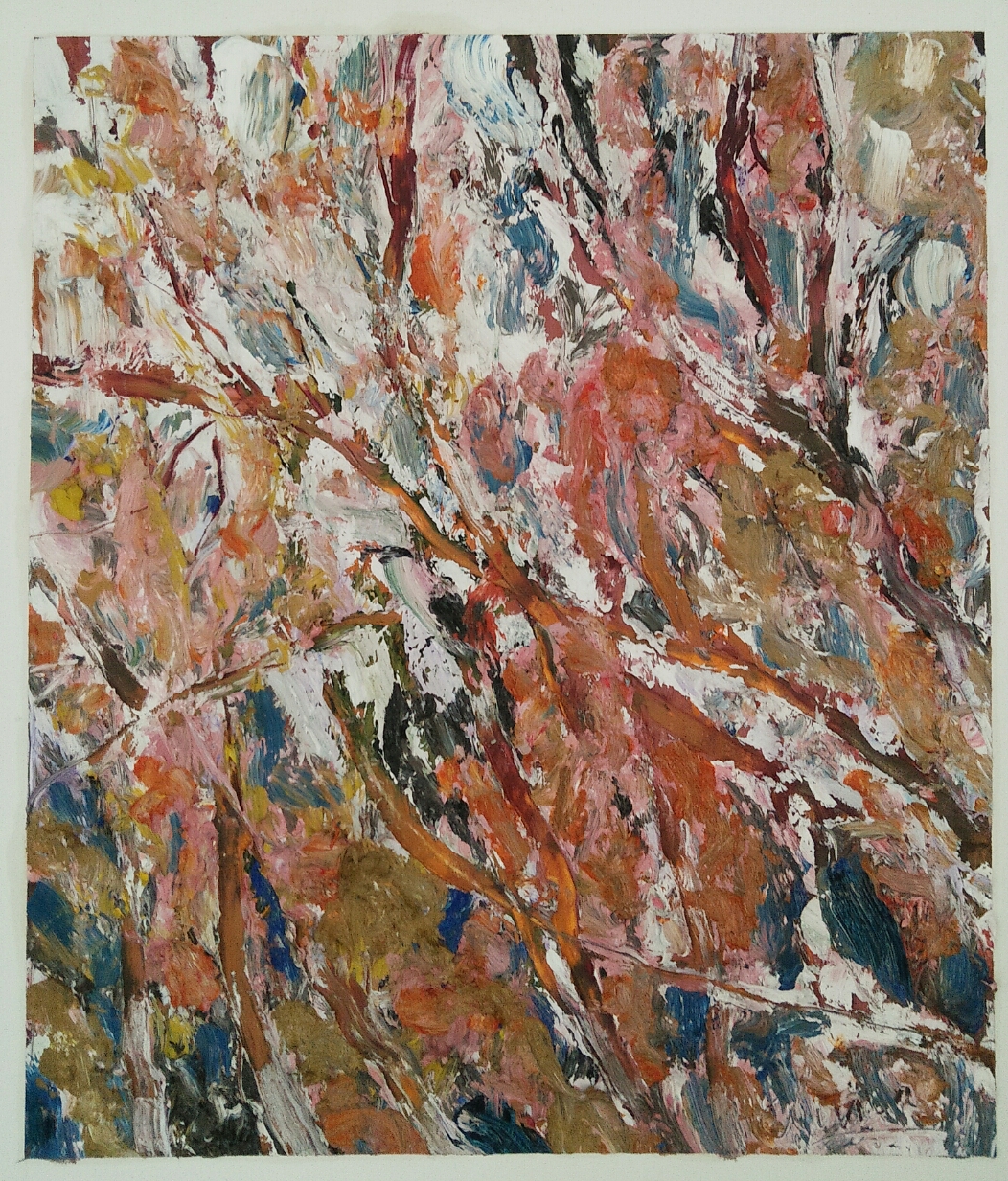 "Quatorze juillet"/Oil on canvas/63 cmX53 cm
