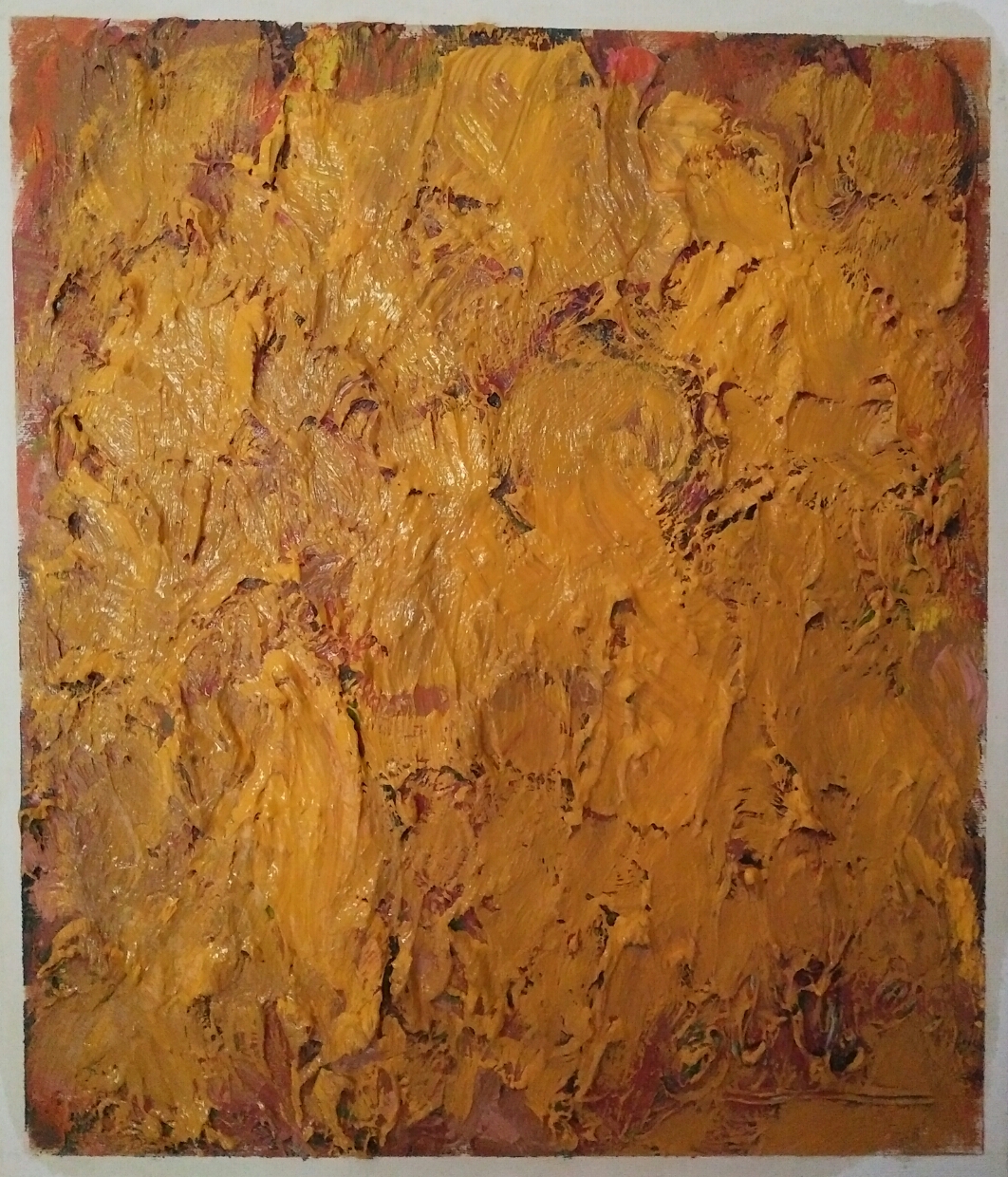 "Quatre couleurs 4" / Oil on canvas/ 52 cm X 42 cm