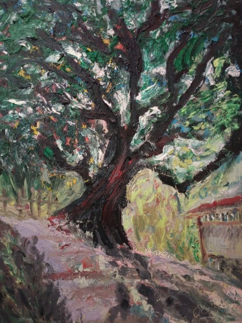 Route de MaeRim. Oil on canvas. 80 x 60 cm